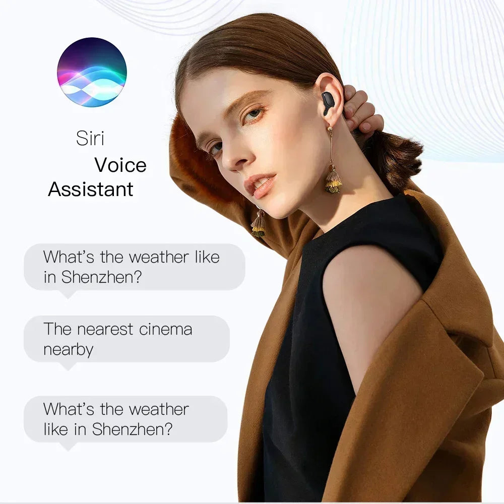 E6S TWS Bluetooth Wireless Headphones Bluetooth Earphones Wireless Earbuds Noise Cancelling Headphones with Microphone