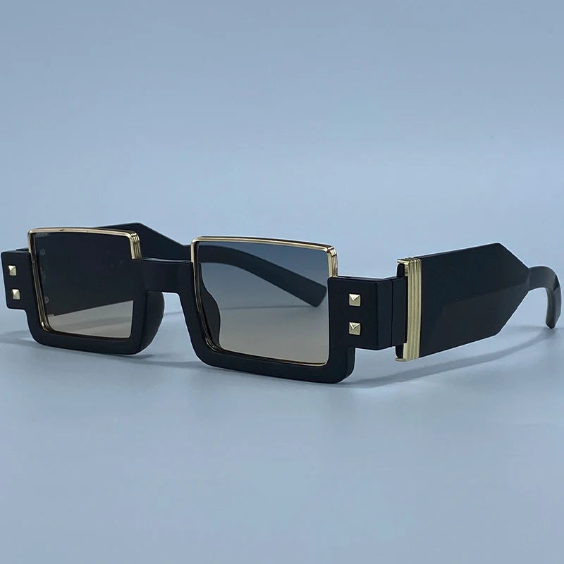 Gafas de sol cuadradas Punk Y2K 2026 marca de lujo, gafas de sol Retro Steampunk para mujer, gafas de sol para exterior UV400
