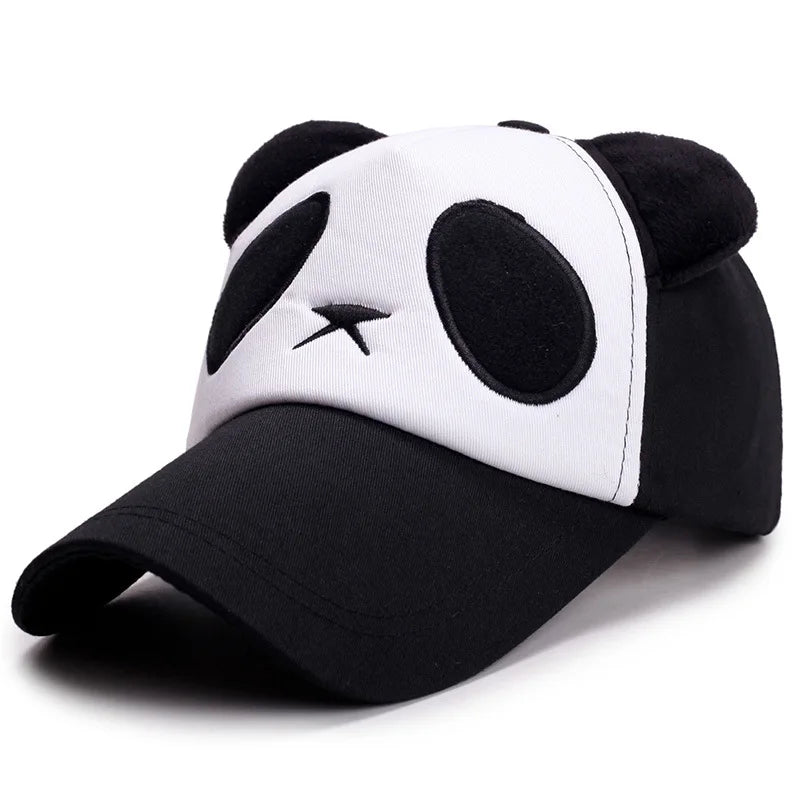 Gorras de béisbol de Panda bonitas de verano para hombres y mujeres, Gorras Snapback de algodón de Hip Hop, protección solar para niños y niñas, Gorras para exteriores, triangulación de envíos