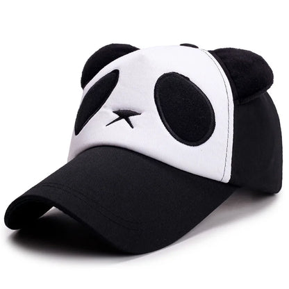Gorras de béisbol de Panda bonitas de verano para hombres y mujeres, Gorras Snapback de algodón de Hip Hop, protección solar para niños y niñas, Gorras para exteriores, triangulación de envíos