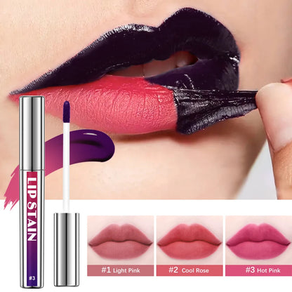 Long-lasting Waterproof Pink Lip Tint, Transfer-Proof Non-Stick Cup, Natural Lip Stain, Women's Cosmetics