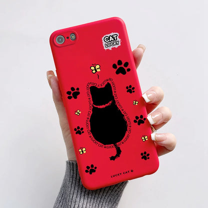 Para iPhone 5 5S Funda lindo oso dibujos animados Rana pintado Funda suave para iPhone SE 2016 2020 2022 SE2 Funda de teléfono de silicona Coque Funda