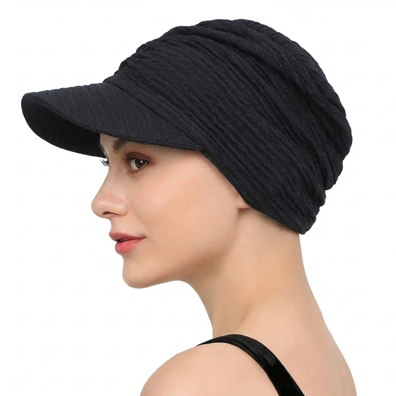 Nueva Gorra de Béisbol con Hijab para Mujer, Gorro de Voile Musulmán, Sombrero para el Sol, Pañuelo, Gorras de Béisbol Modernas, Bandana, Hijab, Turbante