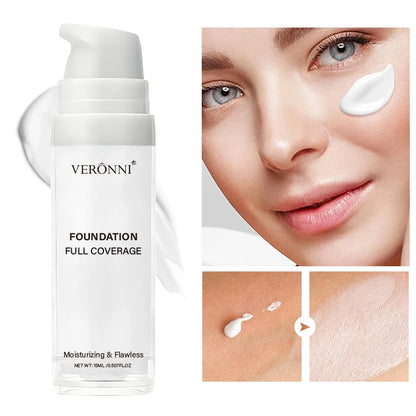 Base líquida blanca pura para maquillaje de escenario COS, corrector de larga duración, ajustador de base blanca pura mezclable, aclara y ilumina