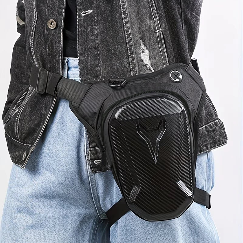 Bolsa de Pierna Impermeable para Moto, Riñonera Cruzada para Motociclista, Bolsa de Muslo para Motocross, Equipo de Moto para Hombre y Mujer