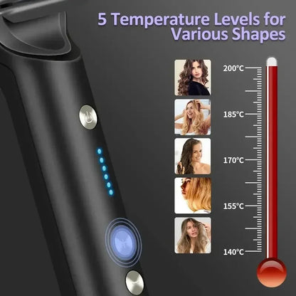 Plancha de pelo multifuncional para el cuidado Personal, alisador de pelo profesional de calentamiento rápido, peine caliente eléctrico