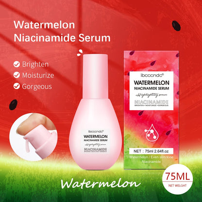 Nuevo Suero de gotas de rocío de niacinamida que brilla en sandía, crema de imprimación de maquillaje, suero Facial ligero y brillo líquido de imprimación