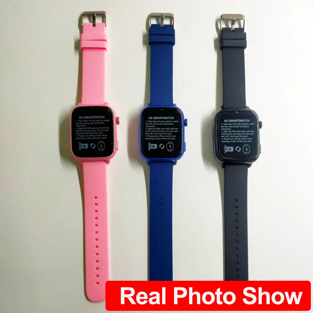 4G Smart Watch for Girls and Boys, GPS, WIFI, Video Call, SOS App, Download, Kids Smart Watch, Camera Monitor, Tracker, Location, Phone Watch