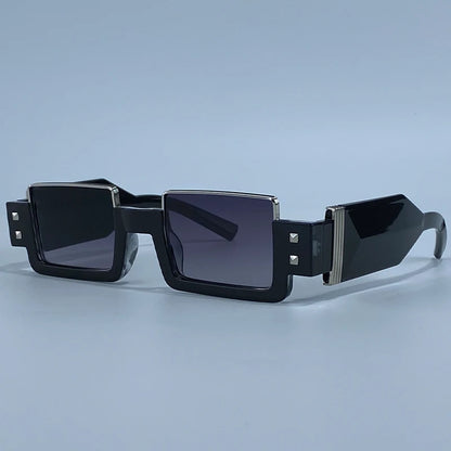 Gafas de sol cuadradas Punk Y2K 2026 marca de lujo, gafas de sol Retro Steampunk para mujer, gafas de sol para exterior UV400
