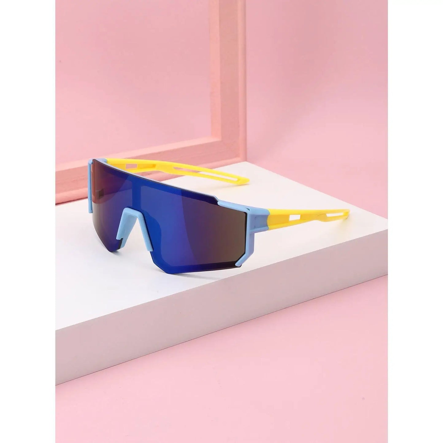 Gafas de ciclismo para niños, gafas para montar para niños y niñas, gafas a prueba de viento a la moda para exteriores, gafas resistentes a los rayos UV