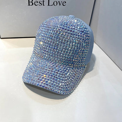 CNTANG gorra de béisbol de verano para mujer, gorras con diamantes de imitación para primavera y otoño, gorras de hip hop con personalidad a la moda para mujer, Snapback