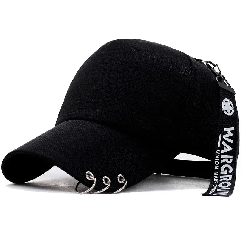 Gorra de Béisbol Clásica con Visera Metálica Personalizada, Estilo Ligero y Transpirable Cuatro colores para elegir