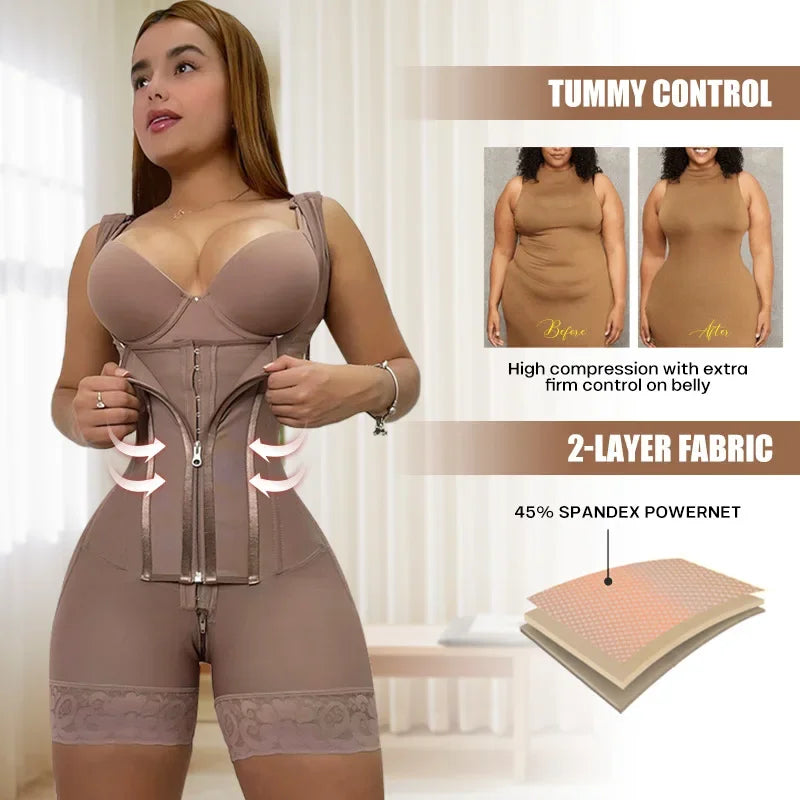 Fajas colombianas XXS Body Shapewear Control bragas alta compresión cintura entrenador corsé adelgazante vaina Body Shaper