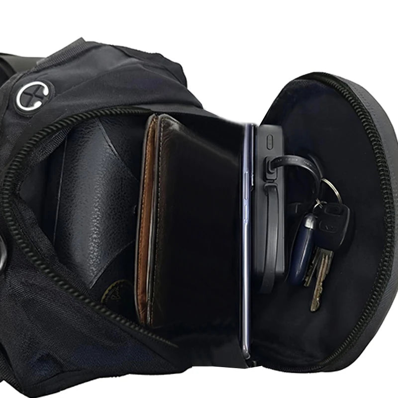 Bolsa de Pierna Impermeable para Moto, Riñonera Cruzada para Motociclista, Bolsa de Muslo para Motocross, Equipo de Moto para Hombre y Mujer