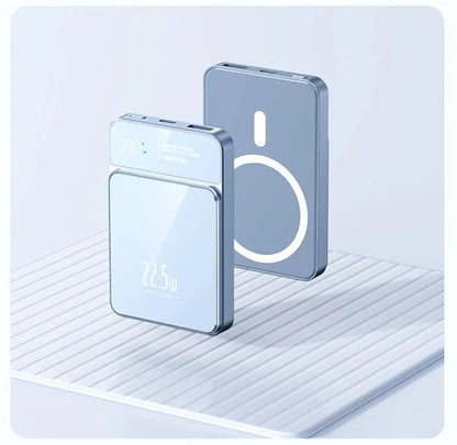 Batería Externa Magnética de 10000mAh, 20W, Inalámbrica, Delgada y Portátil, para MagSafe iPhone 17 16 15 Samsung 24 23