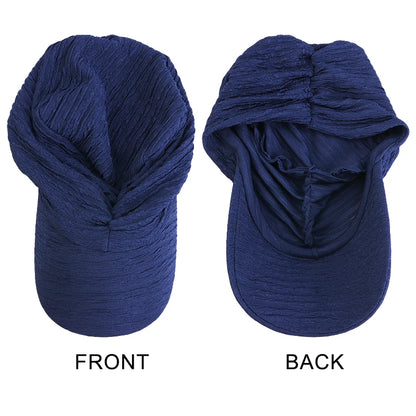 Nueva Gorra de Béisbol con Hijab para Mujer, Gorro de Voile Musulmán, Sombrero para el Sol, Pañuelo, Gorras de Béisbol Modernas, Bandana, Hijab, Turbante