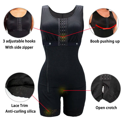 Body Shaper Faja Body corsé Top Bustier fajas colombianas originales modelado posparto adelgazante Shapewear ropa interior de mujer