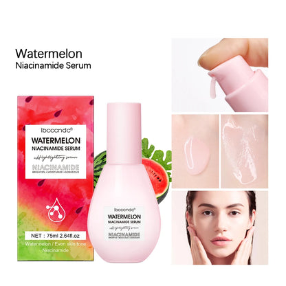 Nuevo Suero de gotas de rocío de niacinamida que brilla en sandía, crema de imprimación de maquillaje, suero Facial ligero y brillo líquido de imprimación