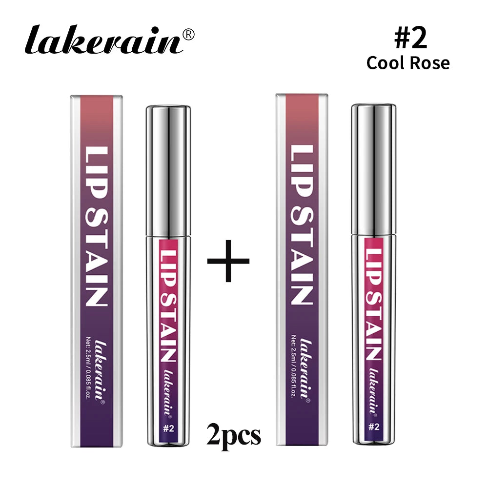 Long-lasting Waterproof Pink Lip Tint, Transfer-Proof Non-Stick Cup, Natural Lip Stain, Women's Cosmetics