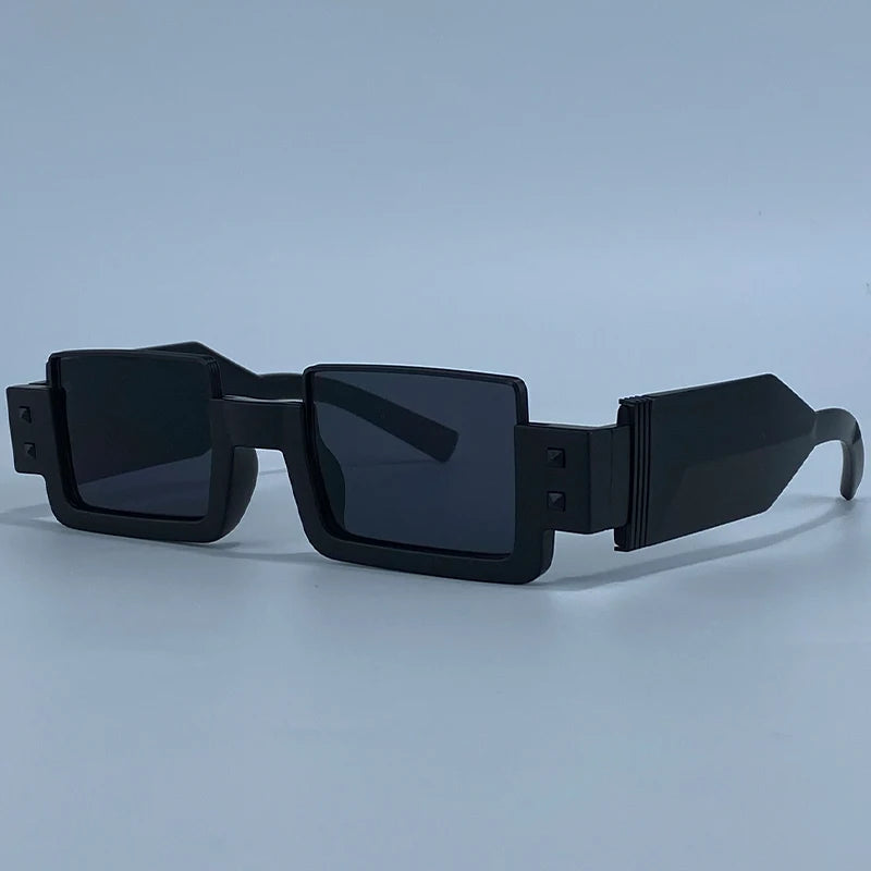 Gafas de sol cuadradas Punk Y2K 2026 marca de lujo, gafas de sol Retro Steampunk para mujer, gafas de sol para exterior UV400