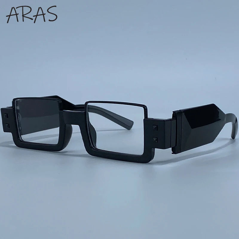 Gafas de sol cuadradas Punk Y2K 2026 marca de lujo, gafas de sol Retro Steampunk para mujer, gafas de sol para exterior UV400