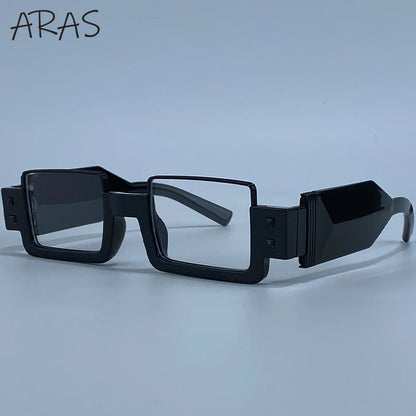 Gafas de sol cuadradas Punk Y2K 2026 marca de lujo, gafas de sol Retro Steampunk para mujer, gafas de sol para exterior UV400