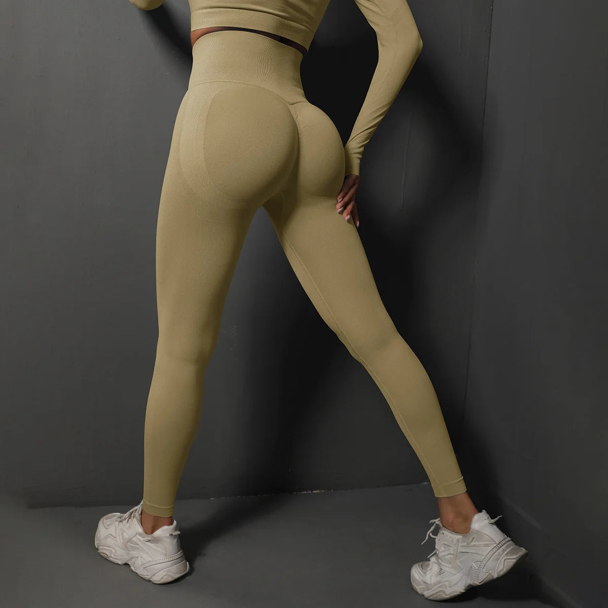 Women's High Waist Yoga Leggings Seamless Scrunch Butt Sport Tights for Fitness, Running, Hip Lift, Yoga Pants, High-Stretch Gym Leggings
