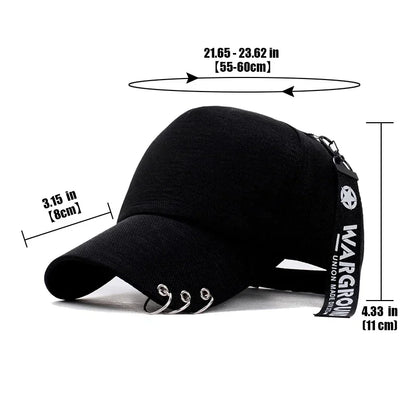 Gorra de Béisbol Clásica con Visera Metálica Personalizada, Estilo Ligero y Transpirable Cuatro colores para elegir