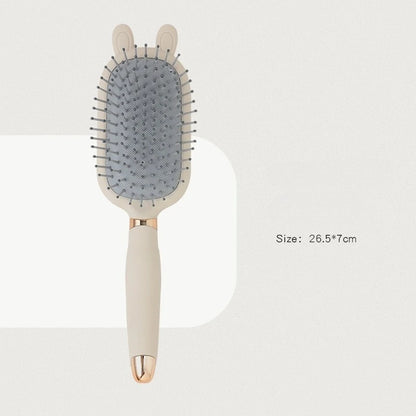 Peine bonito antiestático para escape, peine con cojín de aire para el hogar, para mujer, pelo largo, rizador, bolsa de aire esponjosa, peine para masaje de cabeza