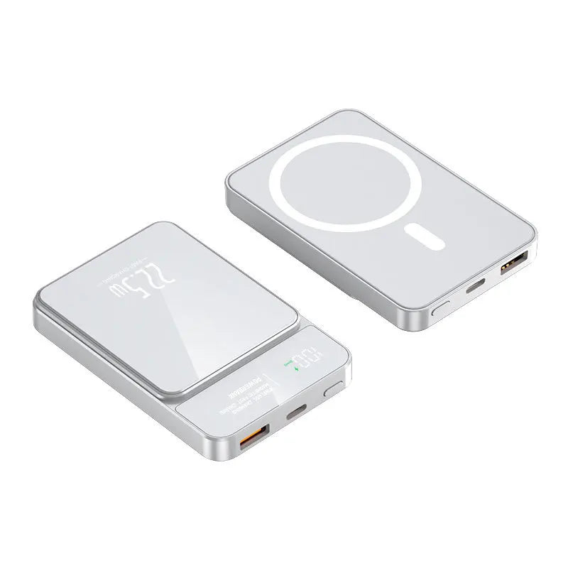 Batería Externa Magnética de 10000mAh, 20W, Inalámbrica, Delgada y Portátil, para MagSafe iPhone 17 16 15 Samsung 24 23