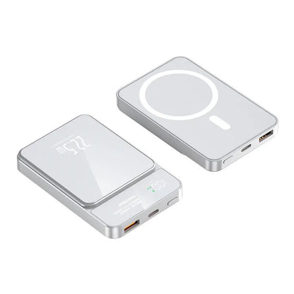 Batería Externa Magnética de 10000mAh, 20W, Inalámbrica, Delgada y Portátil, para MagSafe iPhone 17 16 15 Samsung 24 23