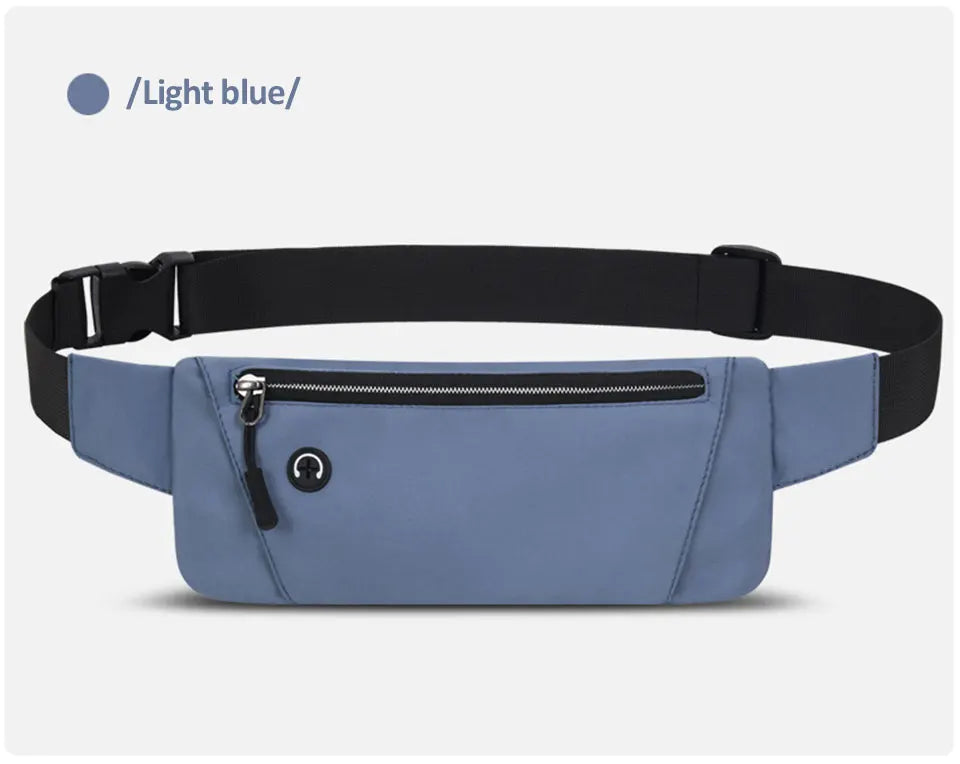 Running Waist Pack, Sport Belt Bag, Cell Phone Pouch, Lightweight Fanny Pack for Men and Women, Gym Sport Bag, Waist Pouch with Adjustable Strap