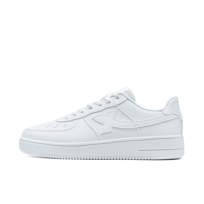 Xtep zapatos de skate para Mujer y hombres moda estilo callejero moda baja suela gruesa durabilidad cómodo zapato.