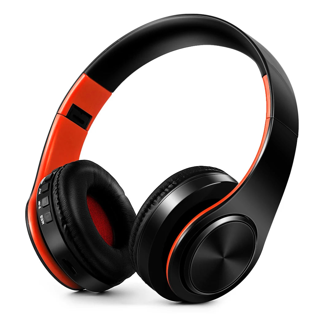 Regalo para Mujer Auriculares inalámbricos dorados Auriculares Bluetooth Auriculares estéreo Juego con micrófono incorporado con universal para Android e iOS