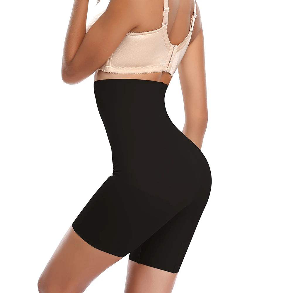 MISS MOLY-pantalones cortos de seguridad de cintura alta para mujer, bragas sólidas con Control de barriga, moldeador de cintura adelgazante, ropa interior femenina de cuerpo liso