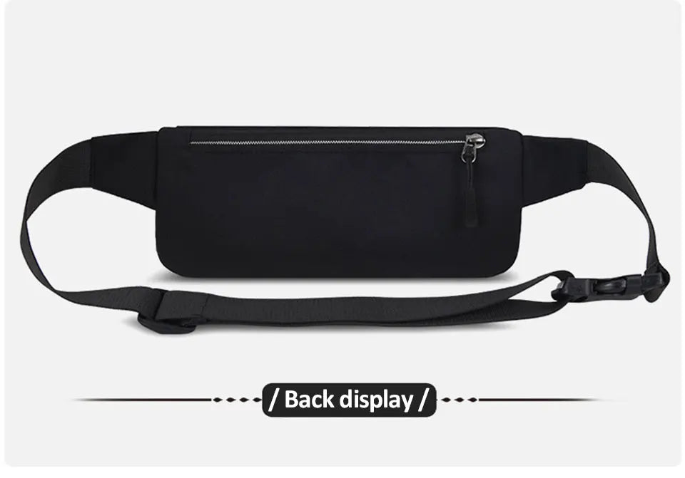 Running Waist Pack, Sport Belt Bag, Cell Phone Pouch, Lightweight Fanny Pack for Men and Women, Gym Sport Bag, Waist Pouch with Adjustable Strap