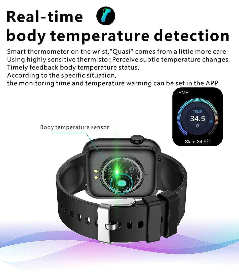 Reloj inteligente LIGE para Mujer, pantalla completamente táctil, llamada Bluetooth, relojes impermeables, rastreador deportivo de Fitness, Reloj inteligente para Mujer