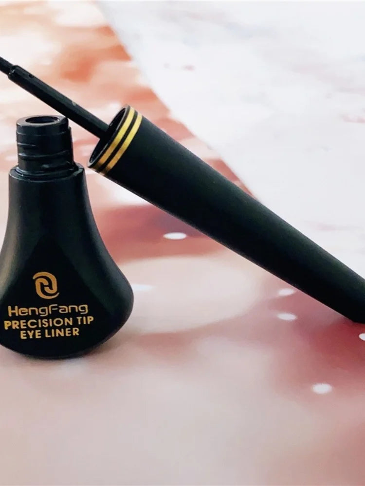 Delineador de ojos resistente al agua, líquido, cabeza dura, secado rápido, resistente al sudor, no florece, lápiz delineador de ojos de larga duración, cosméticos Maquiagem