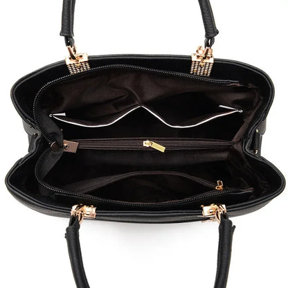 Bolsos de mensajero para mujer con colgante de flor, bolsos de moda para oficina para mujer, bolso puro para mujer, nuevos bolsos de hombro tipo bandolera