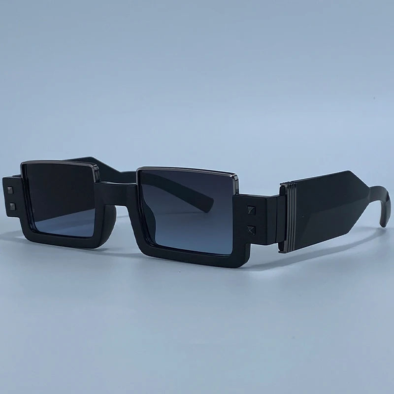 Gafas de sol cuadradas Punk Y2K 2026 marca de lujo, gafas de sol Retro Steampunk para mujer, gafas de sol para exterior UV400