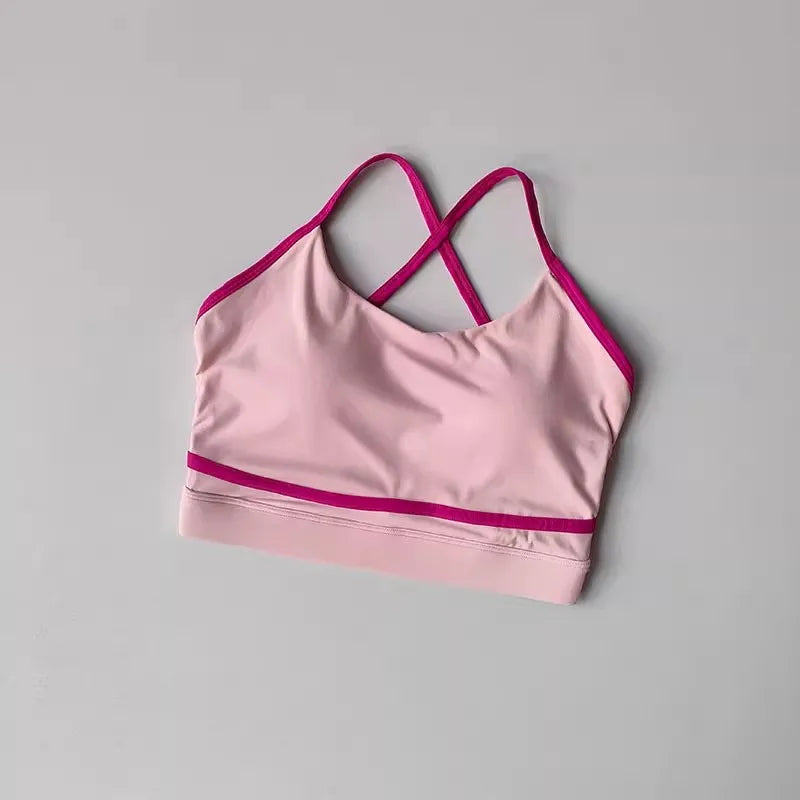Women's 2-piece yoga workout set, high-waisted.