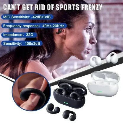 Nuevo Original T75 conducción ósea auriculares inalámbricos Bluetooth 5,3 auriculares deportivos calidad de sonido HiFi auriculares TWS impermeables