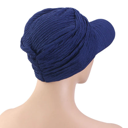 Nueva Gorra de Béisbol con Hijab para Mujer, Gorro de Voile Musulmán, Sombrero para el Sol, Pañuelo, Gorras de Béisbol Modernas, Bandana, Hijab, Turbante