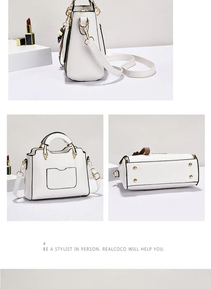 Nuevo bolso de mujer, bolsos de hombro a la moda, bolso para mujer, bolsos de cuero con monograma impreso, bolso cruzado de un solo hombro