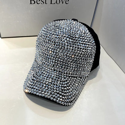CNTANG gorra de béisbol de verano para mujer, gorras con diamantes de imitación para primavera y otoño, gorras de hip hop con personalidad a la moda para mujer, Snapback