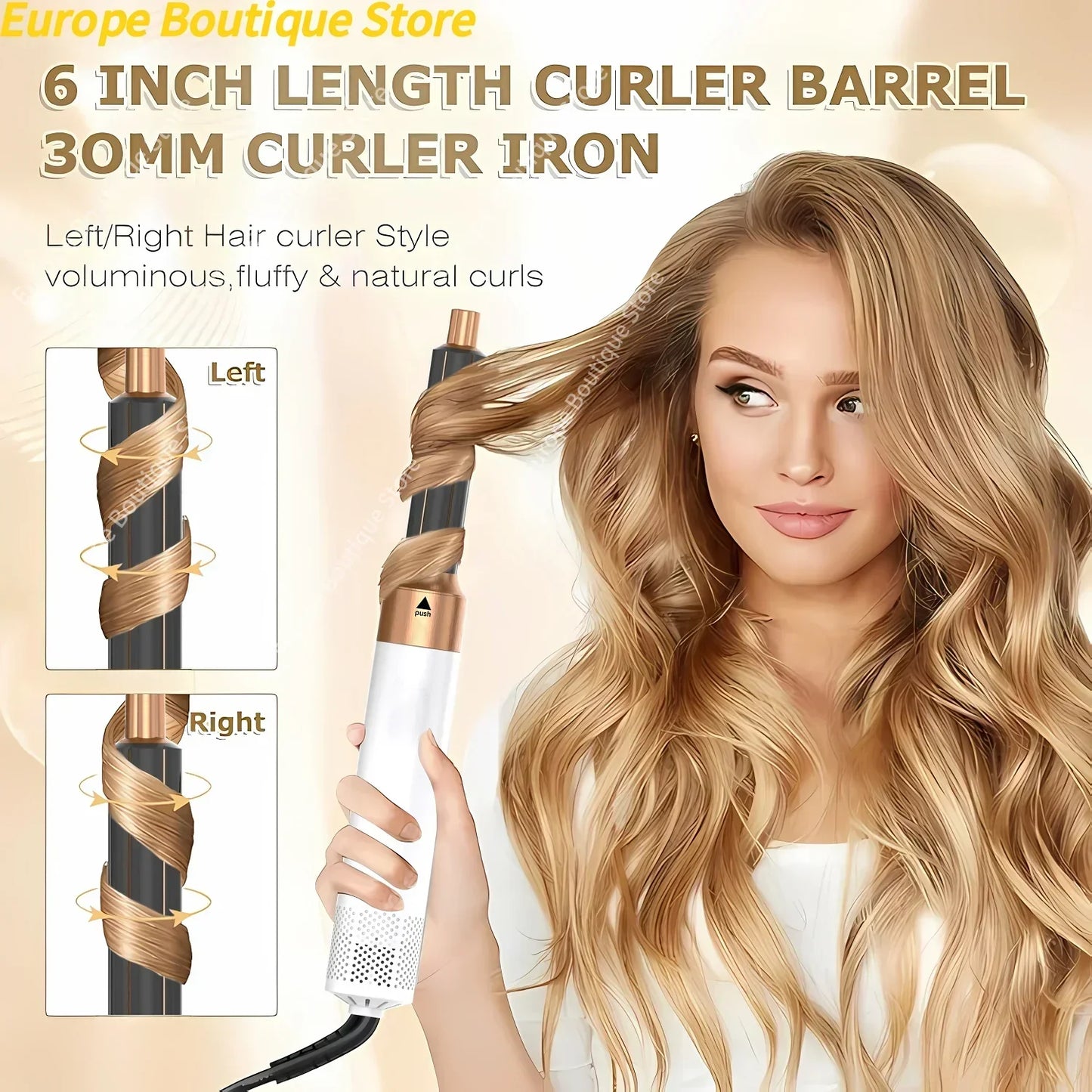 Secador de pelo profesional 5 en 1, peine de aire caliente, rizador para Dyson Airwrap, herramienta de estilismo, alisador de pelo, herramienta de peluquería