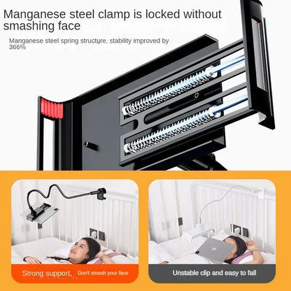 Soporte Universal para teléfono móvil, soporte Flexible para perezosos, Clip ajustable para teléfono móvil, soporte de montaje de escritorio para cama en casa, soporte para teléfono inteligente