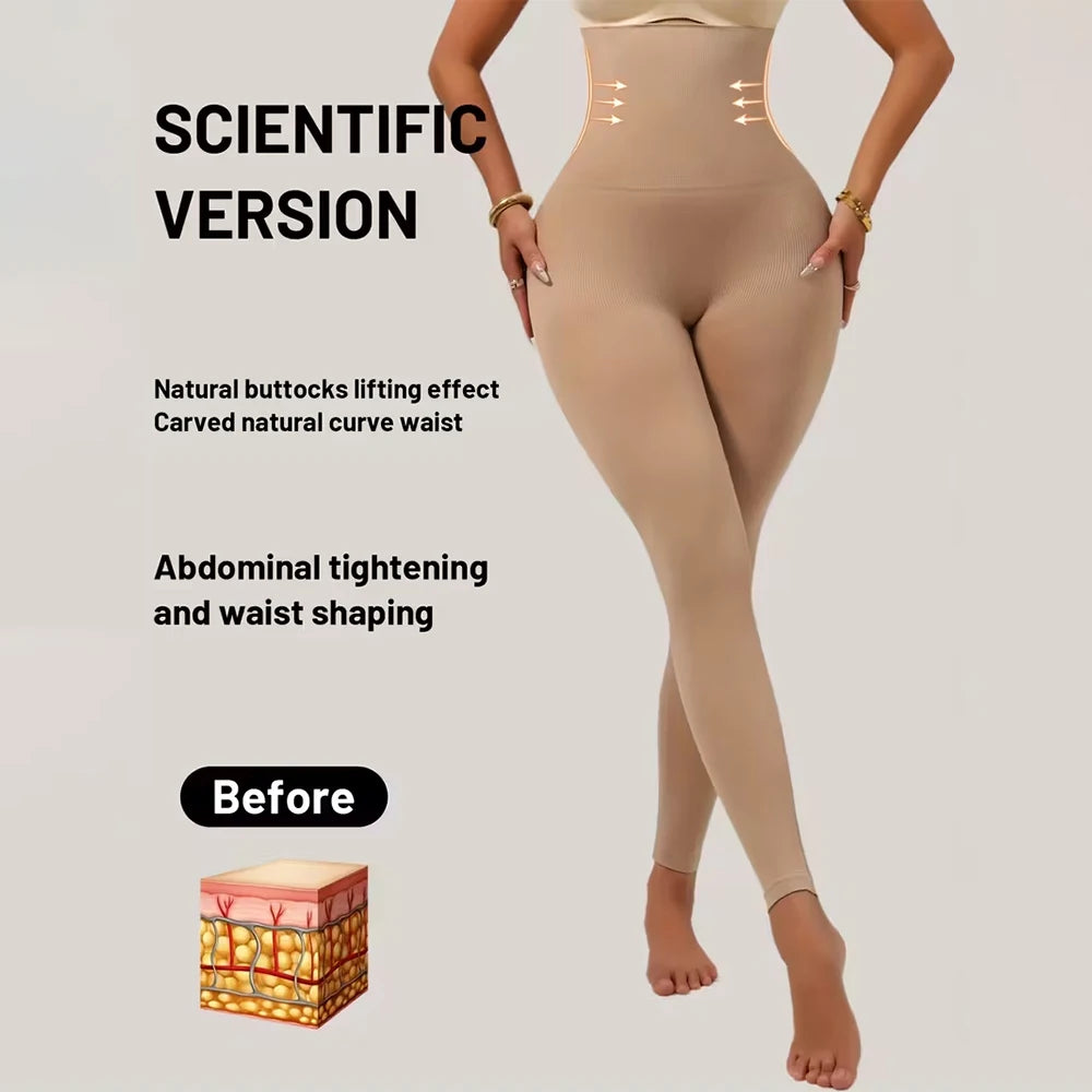 Leggings de cintura alta moldeadores, control de abdomen, compresión, no transparentes, pantalones de yoga suaves para entrenamiento, levantamiento de glúteos, mallas de gimnasio