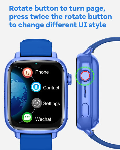 4G Smart Watch for Girls and Boys, GPS, WIFI, Video Call, SOS App, Download, Kids Smart Watch, Camera Monitor, Tracker, Location, Phone Watch