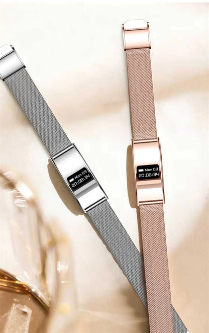 Pulsera inteligente para hombres y mujeres, Monitor de ritmo cardíaco durante el sueño, banda inteligente de salud, rastreador de actividad/deporte resistente al agua, reloj inteligente para Android iOS